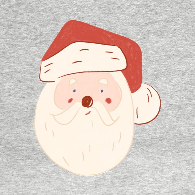 Little Saint Nick Santa Clause Father Christmas Illustration by MissCassieBee